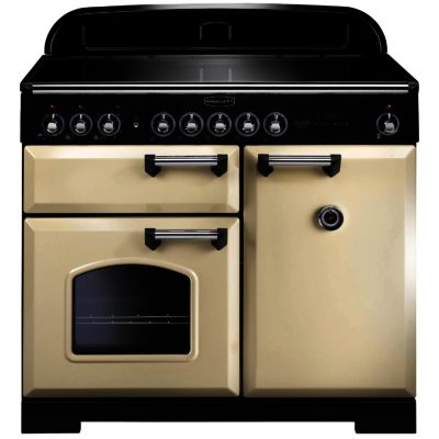 Rangemaster Classic Deluxe 95930 100cm Electric Induction Range Cooker in Cream Rangemaster Classic Deluxe 95930 100cm Electric Induction Range Cooker in Cream